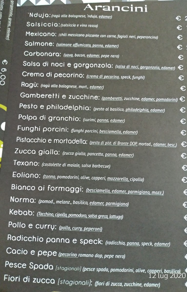 Menu Via Del Corso Pizzeria Rosticceria-8
